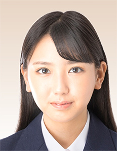 証明写真サンプル　色補正美白肌